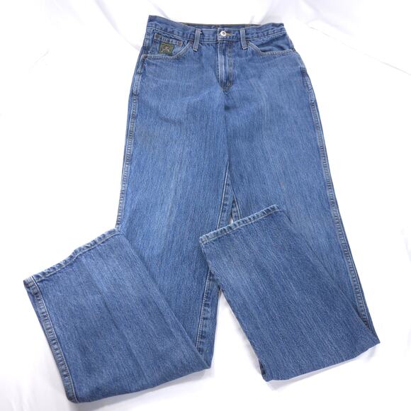 Cinch Green Label Casual Button Medium Wash Denim Jeans Mens Size 32x38 Blue - Picture 2 of 8